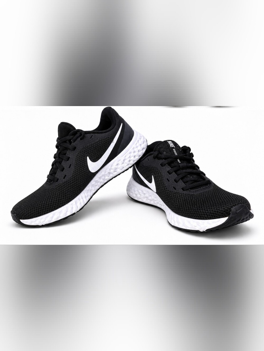 Nike Revolution Black & White Running Shoes